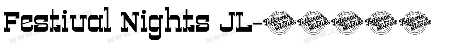 Festival Nights JL字体转换